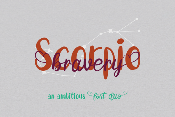 Bravery Scorpio Duo Font - Featured Image