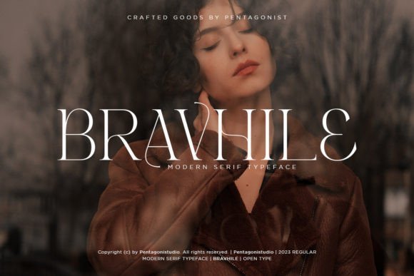 Bravhile Font - Featured Image