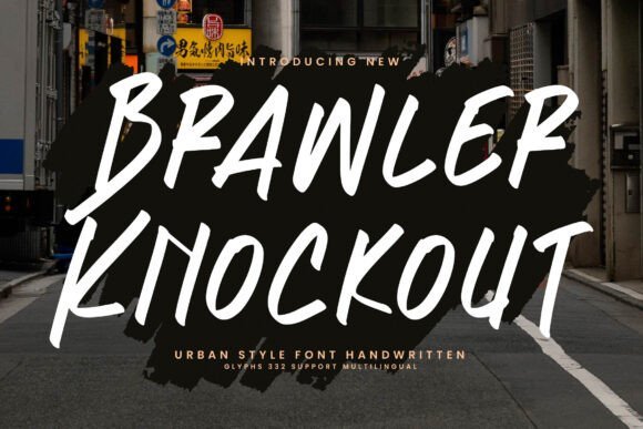 Brawler Knockout Font - Featured Image