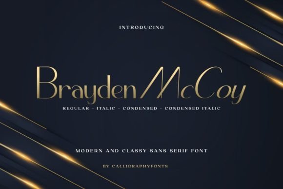 Brayden Mccoy Font - Featured Image