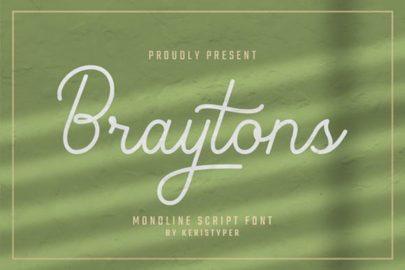 Braytons Font - Featured Image