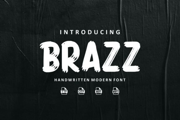 Brazz Font - Featured Image