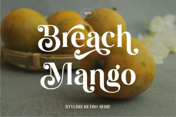 Breach Mango Font - Featured Image
