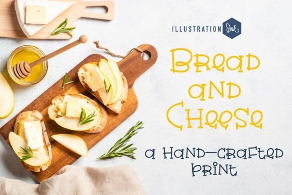Bread and Cheese Font - Featured Image