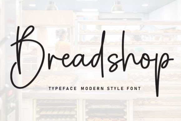 Breadshop Font - Featured Image