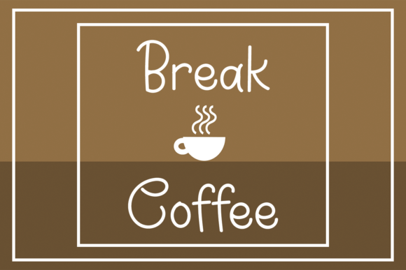 Break Coffee Font - Featured Image