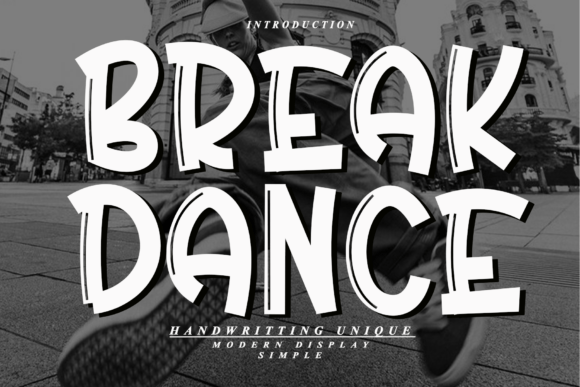 Break Dance Font - Featured Image