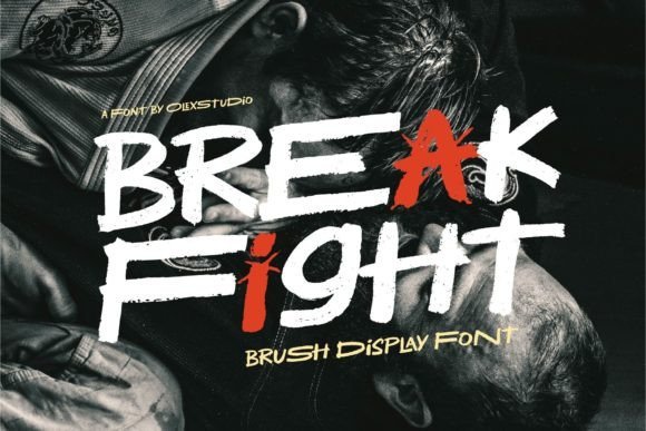 Break Fight Font - Featured Image