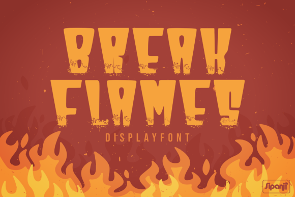 Break Flames Font - Featured Image