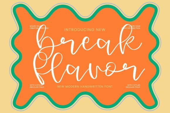 Break Flavor Font - Featured Image