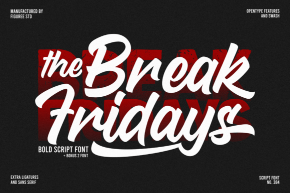 Break Fridays Font - Featured Image