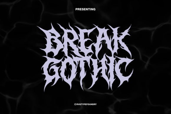 Break Gothic Font - Featured Image