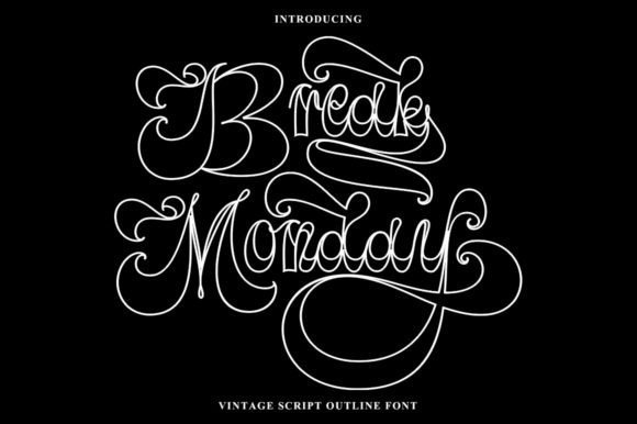 Break Monday Font - Featured Image