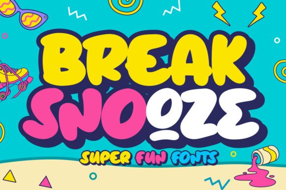 Break Snooze Font - Featured Image