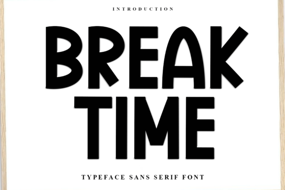 Break Time Font - Featured Image