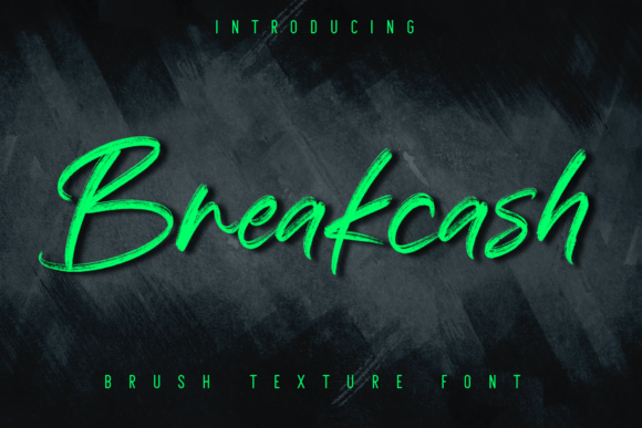 Breakcash Font - Featured Image