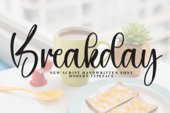 Breakday Font - Featured Image