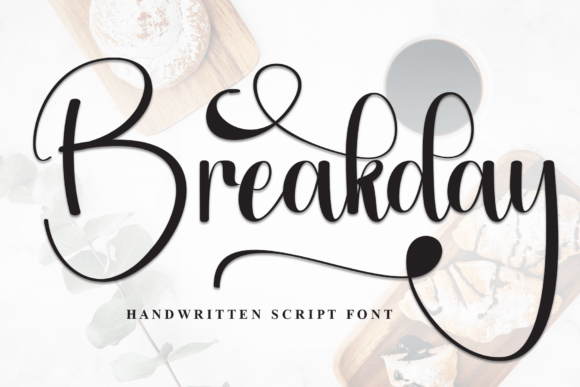 Breakday Font - Featured Image