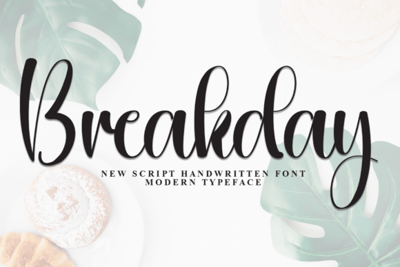 Breakday Font - Featured Image