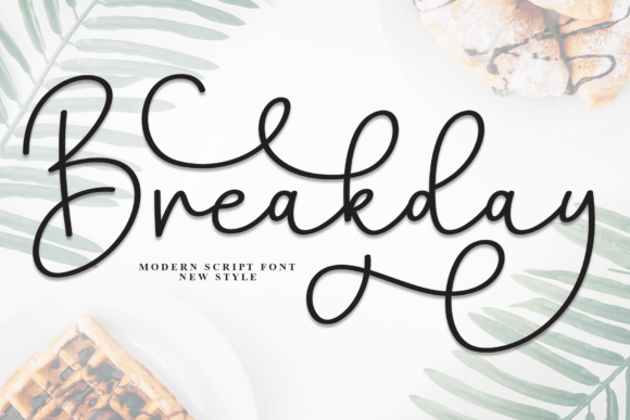 Breakday Font - Featured Image