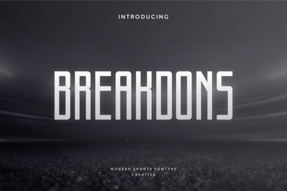 Breakdons Font - Featured Image