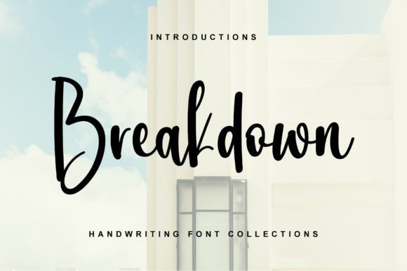 Breakdown Font - Featured Image