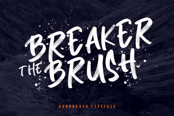 Breaker the Brush Font - Featured Image