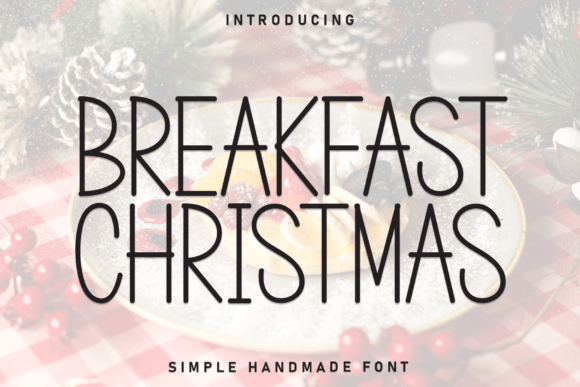 Breakfast Christmas Font - Featured Image