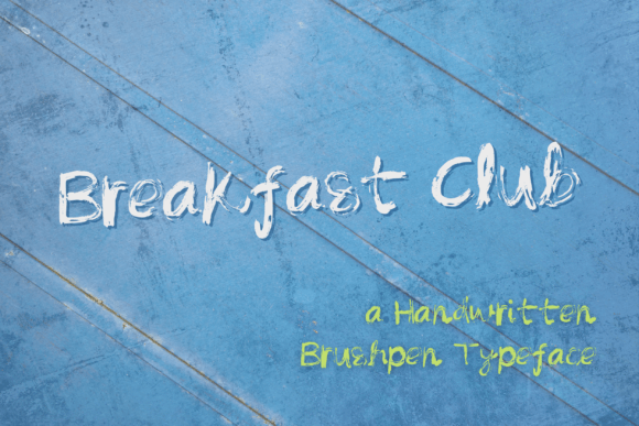 Breakfast Club Font - Featured Image