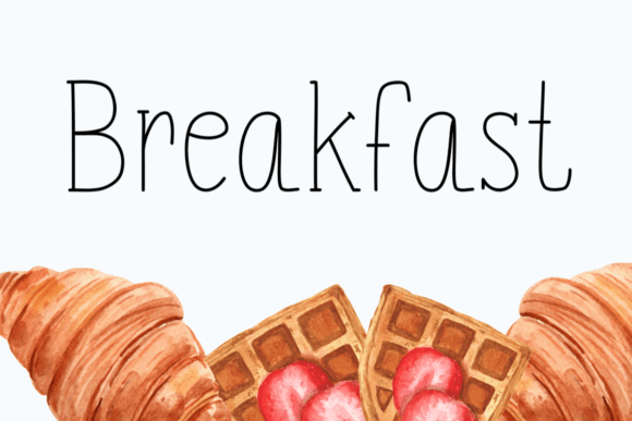 Breakfast Font - Featured Image