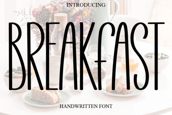 Breakfast Font - Featured Image