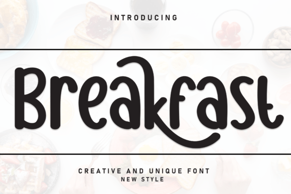 Breakfast Font - Featured Image