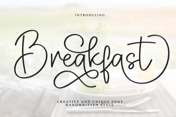 Breakfast Font - Featured Image