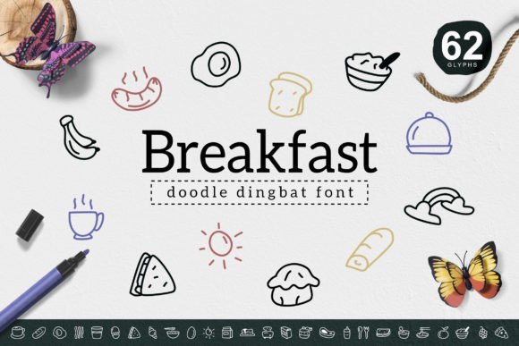 Breakfast Font - Featured Image
