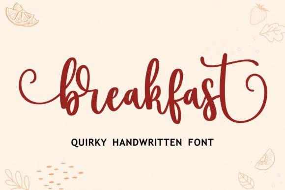 Breakfast Font - Featured Image