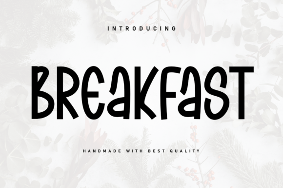 Breakfast Font - Featured Image