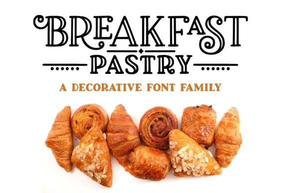 Breakfast Pastry Font - Featured Image