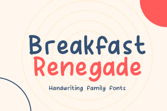 Breakfast Renegade Font - Featured Image
