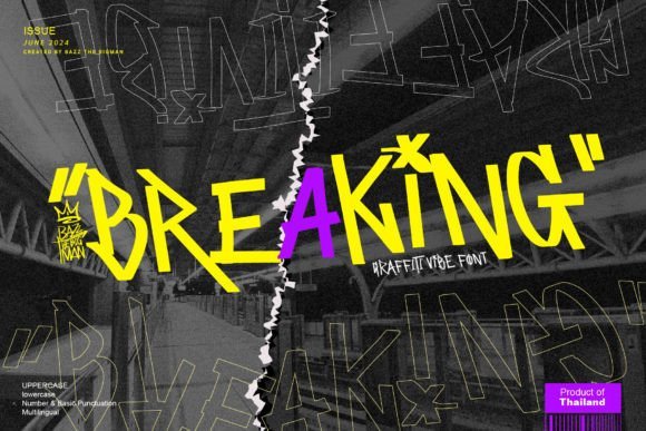 Breaking Font - Featured Image