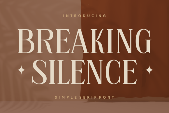 Breaking Silence Font - Featured Image
