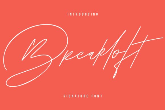 Breakloft Font - Featured Image