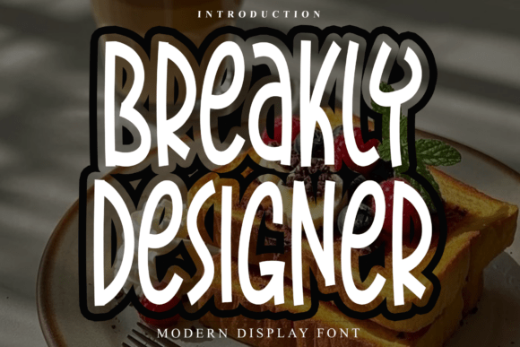 Breakly Designer Font - Featured Image