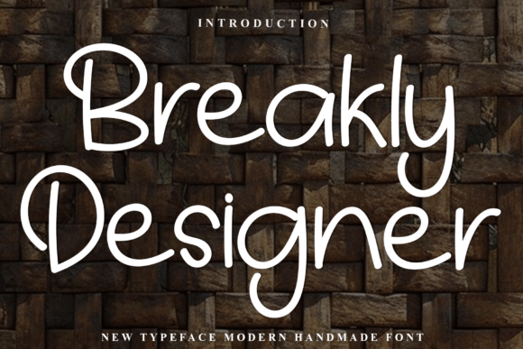 Breakly Designer Font - Featured Image