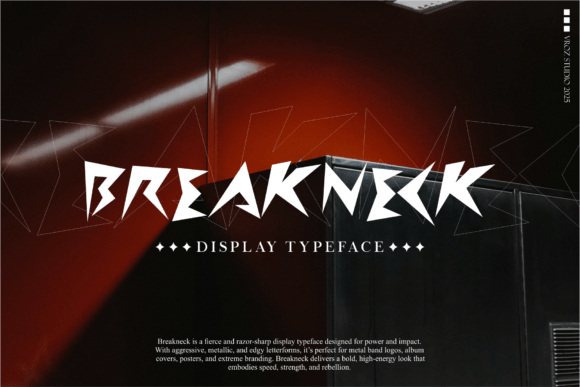 Breakneck Font - Featured Image