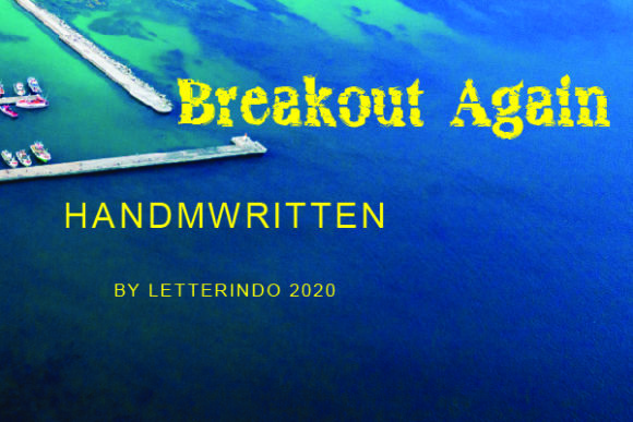 Breakout Again Font - Featured Image