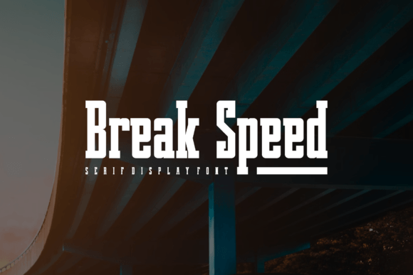 Breakspeed Font - Featured Image