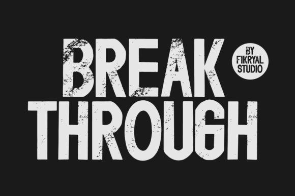 Breakthrough Font - Featured Image