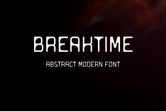 Breaktime Font - Featured Image