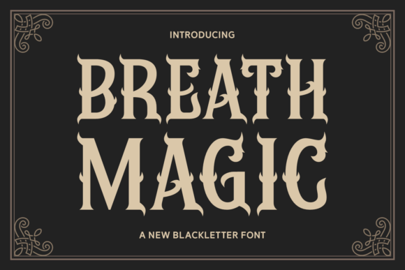 Breath Magic Font - Featured Image