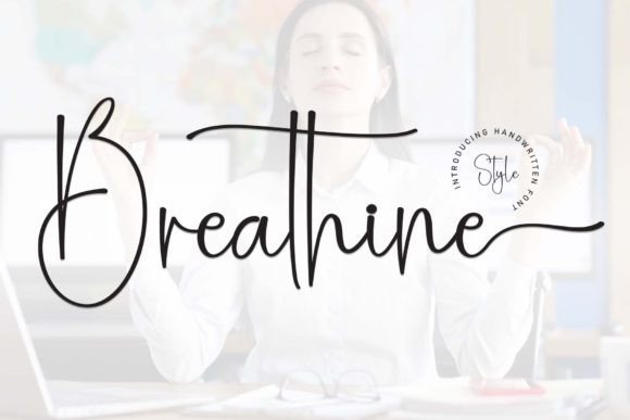 Breathine Font - Featured Image